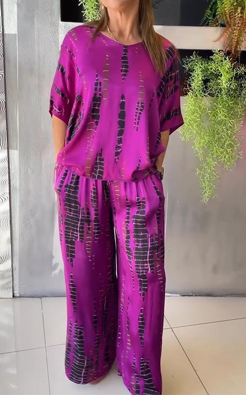 Olivia Sydney - Printed Casual Set