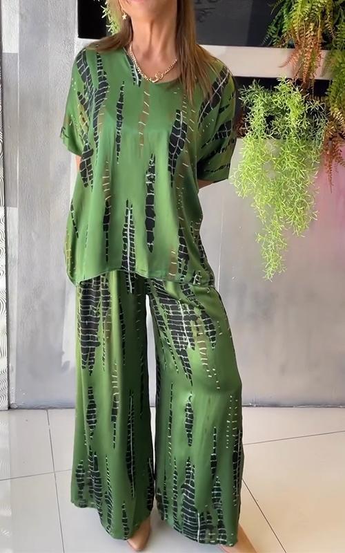 Olivia Sydney - Printed Casual Set