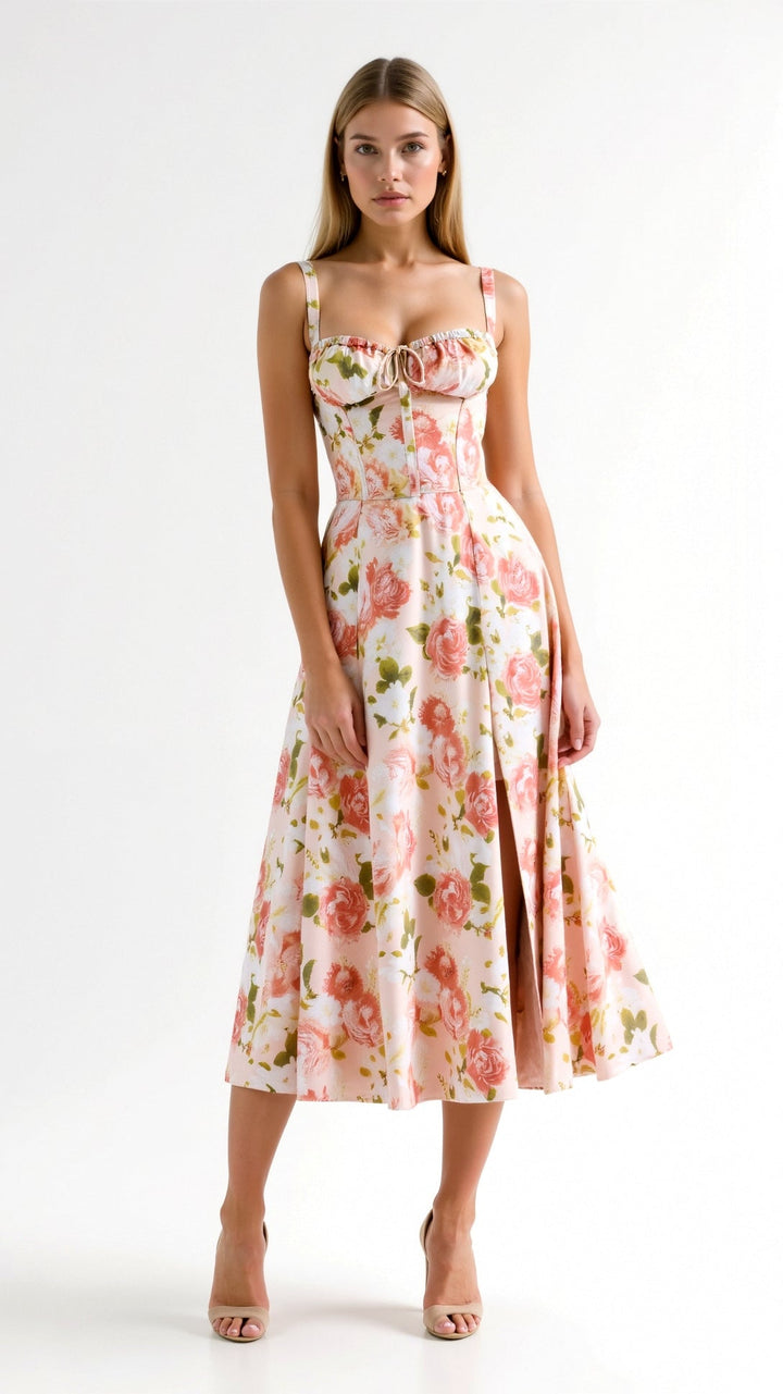 Olivia Sydney - Elegant Midi Dress