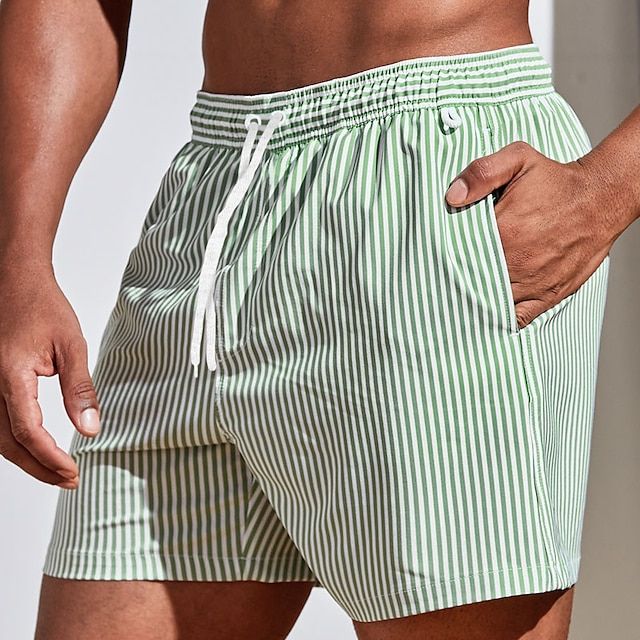Olivia Sydney - Casual Striped Swim Shorts