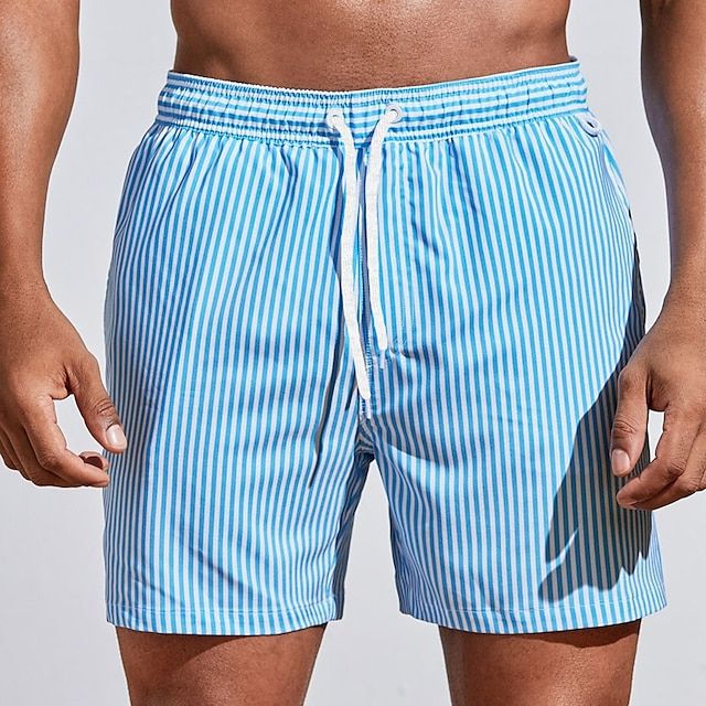 Olivia Sydney - Casual Striped Swim Shorts