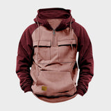 Kristian - Polo-zip majica s kapuljačom