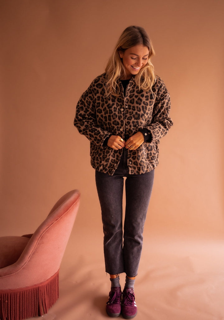 Olivia Sydney - Leopard Print Fashion Jacket