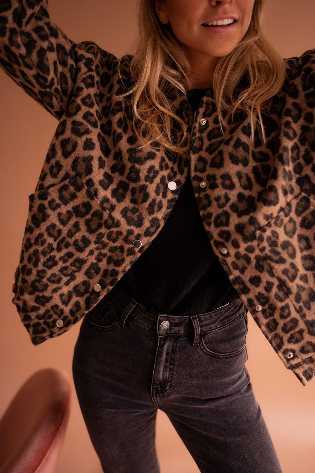 Olivia Sydney - Leopard Print Fashion Jacket
