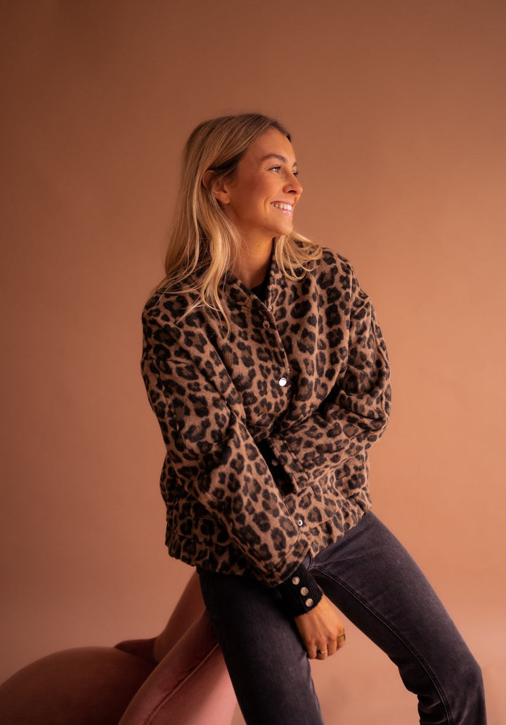 Olivia Sydney - Leopard Print Fashion Jacket