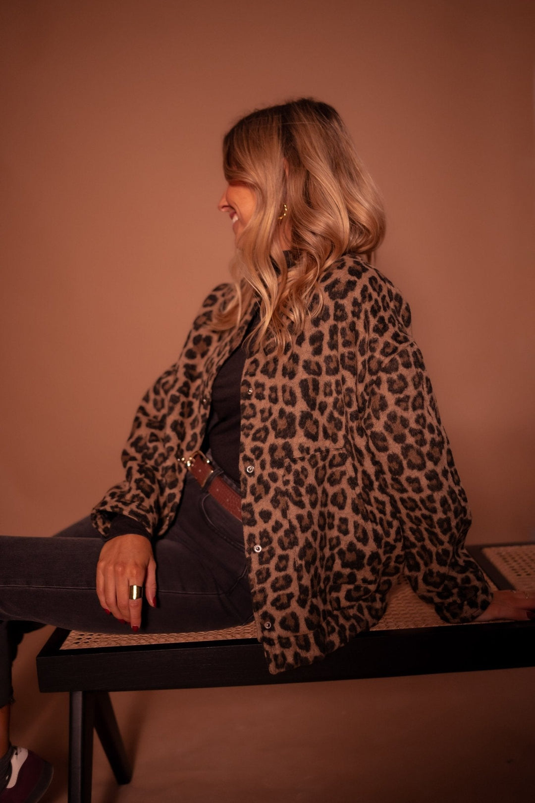 Olivia Sydney - Leopard Print Fashion Jacket