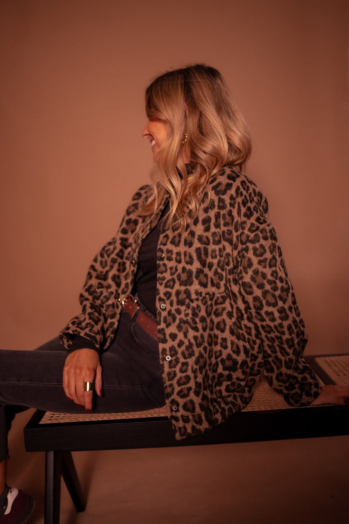 Olivia Sydney - Leopard Print Fashion Jacket