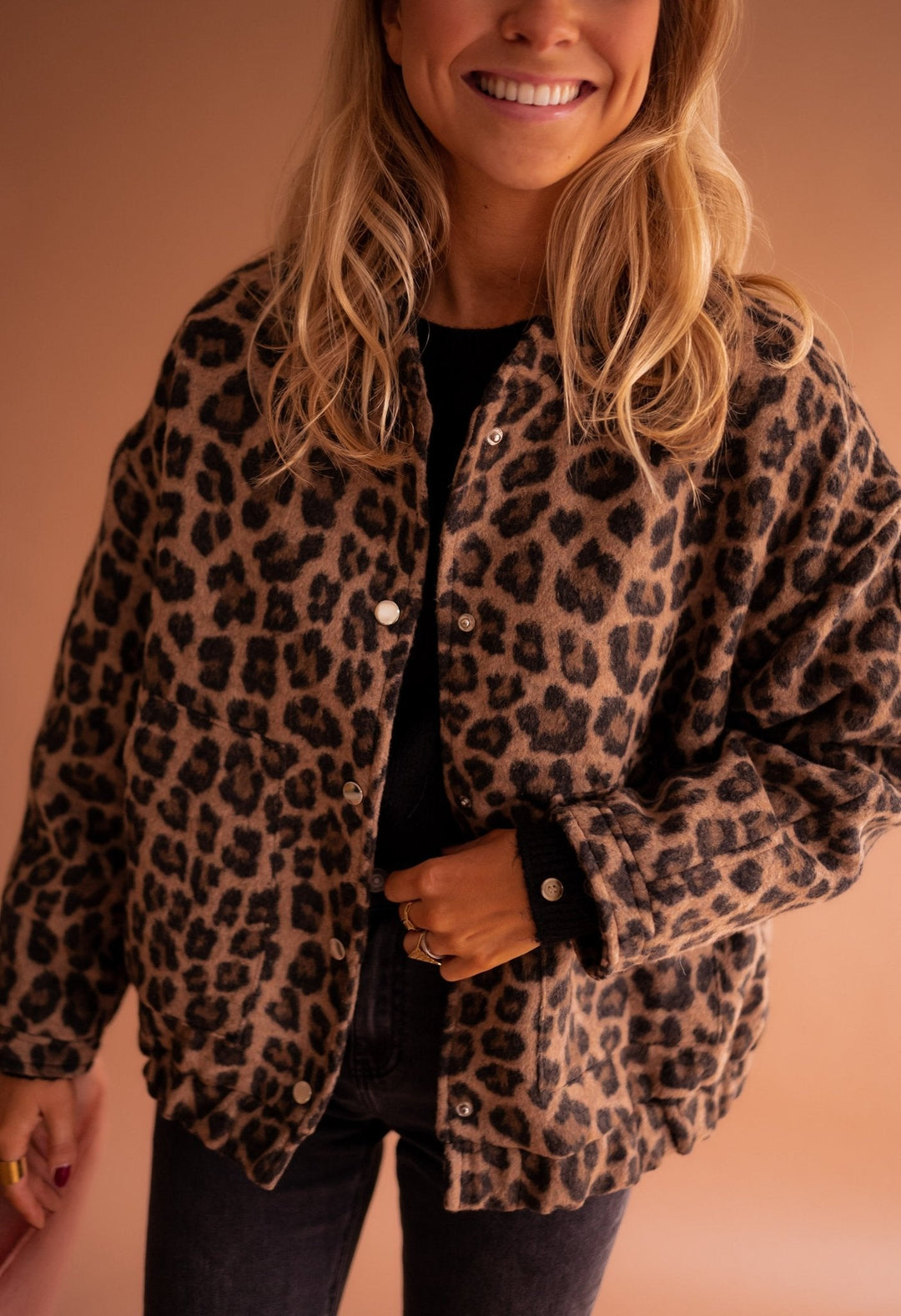 Olivia Sydney - Leopard Print Fashion Jacket