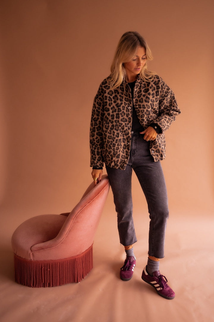 Olivia Sydney - Leopard Print Fashion Jacket
