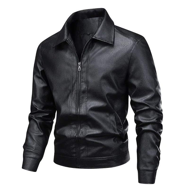 Olivia Sydney - Elegant Windproof Leather Jacket