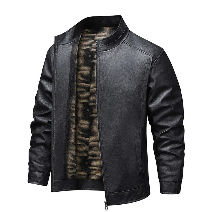Olivia Sydney - Vintage Wool-Lined Leather Jacket