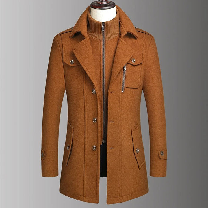 Olivia Sydney - Double Collar Wool Coat