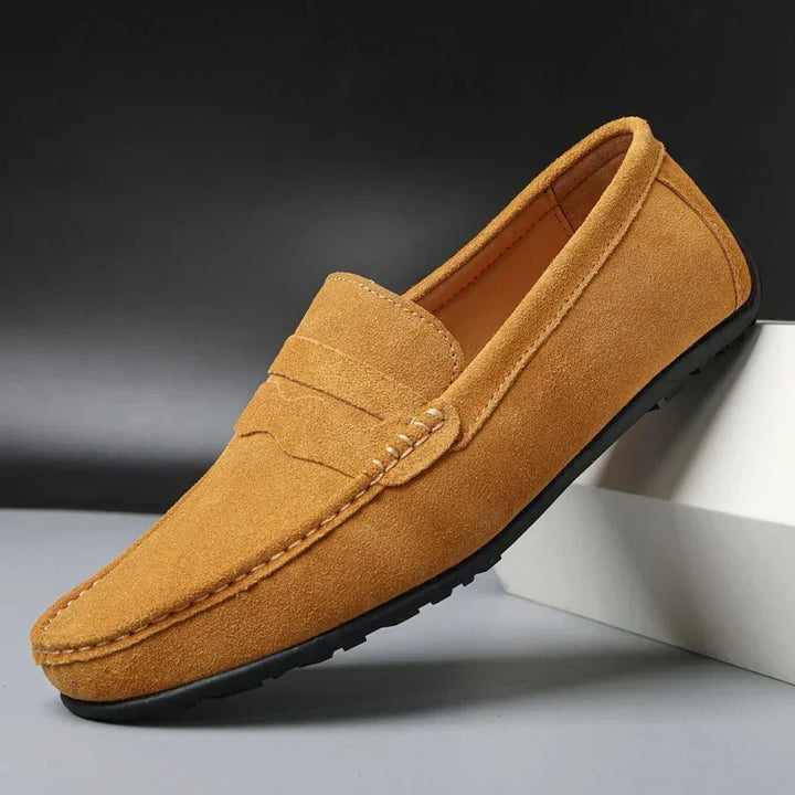 Olivia Sydney - Retro Suede Loafers for Men