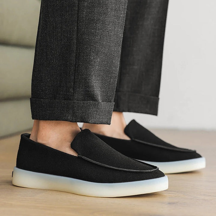 Olivia Sydney - Classic Suede Business Loafers