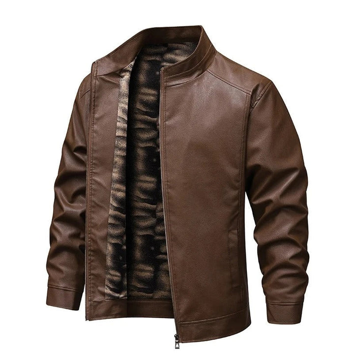Olivia Sydney - Vintage Wool-Lined Leather Jacket