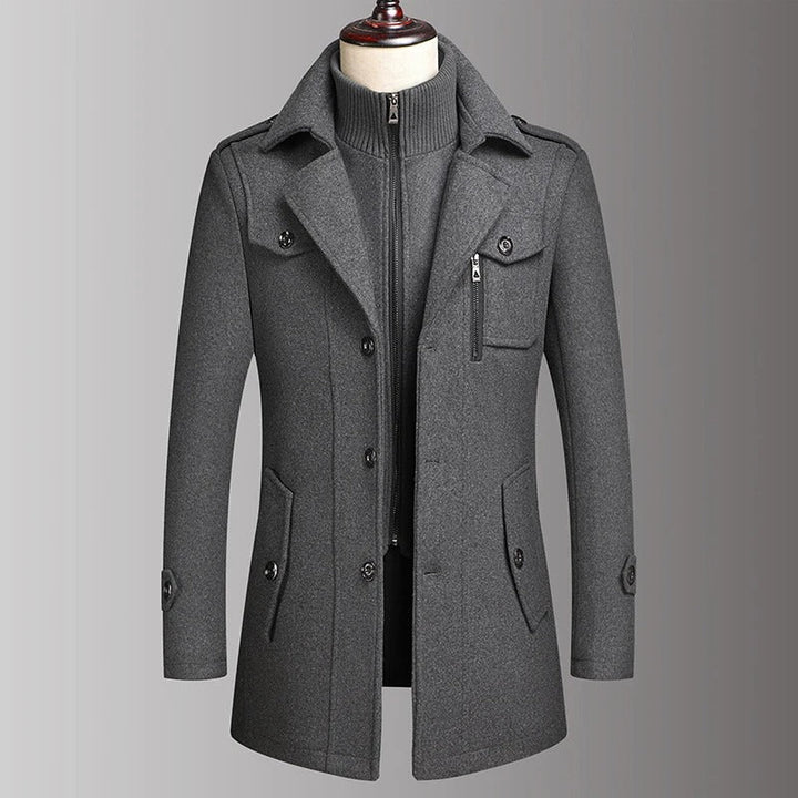 Olivia Sydney - Double Collar Wool Coat