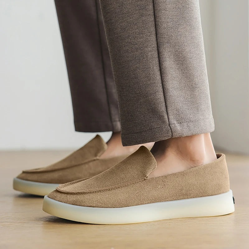 Olivia Sydney - Classic Suede Business Loafers