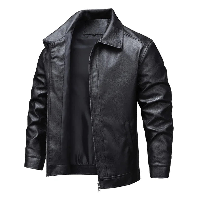 Olivia Sydney - Elegant Windproof Leather Jacket