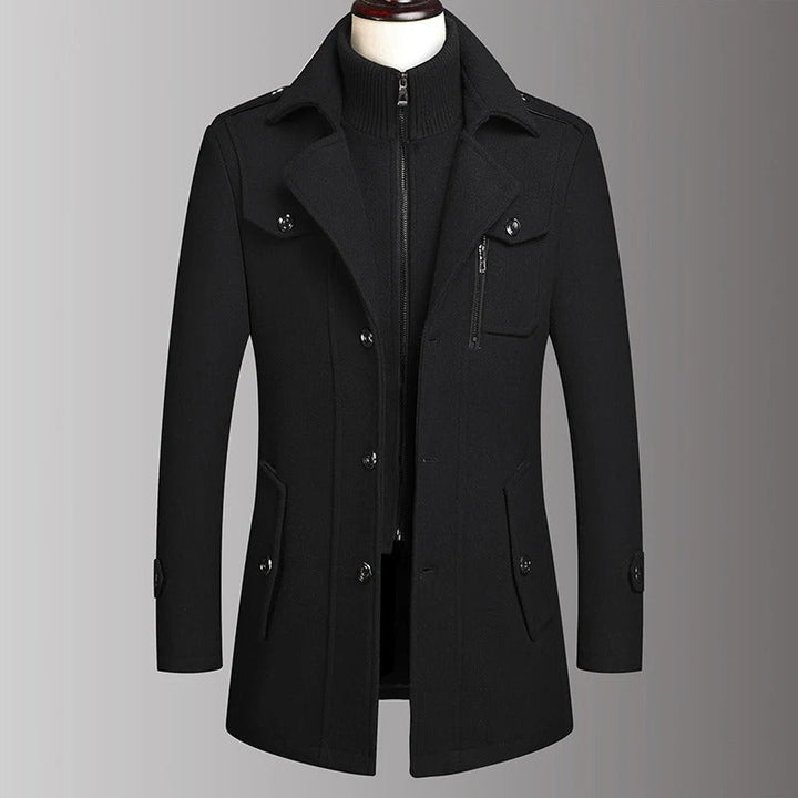 Olivia Sydney - Double Collar Wool Coat