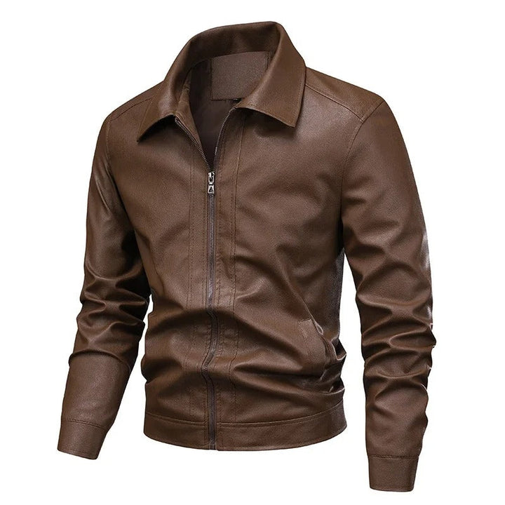 Olivia Sydney - Elegant Windproof Leather Jacket