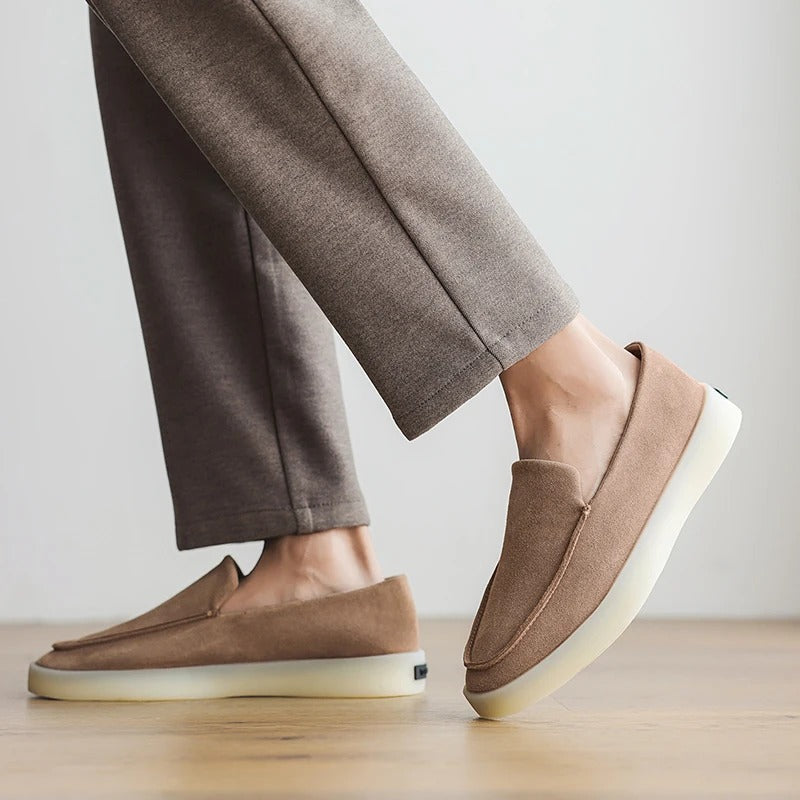 Olivia Sydney - Classic Suede Business Loafers