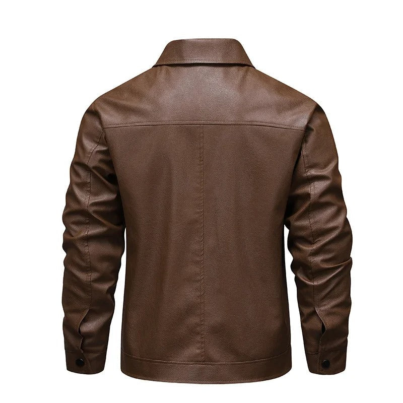 Olivia Sydney - Elegant Windproof Leather Jacket