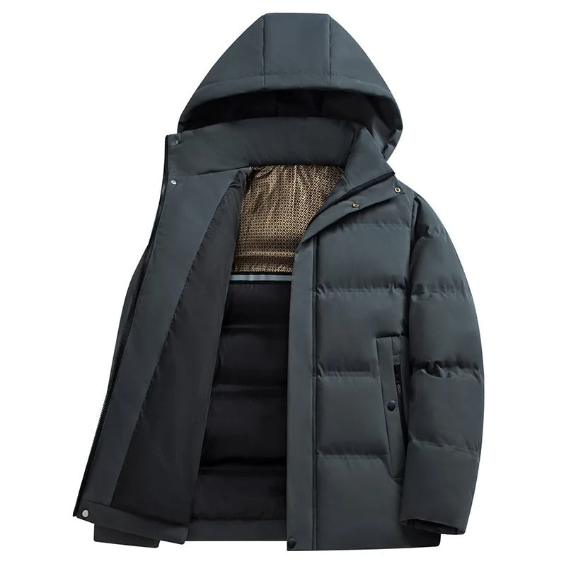 Olivia Sydney - Elegant Wool Coat with Hood