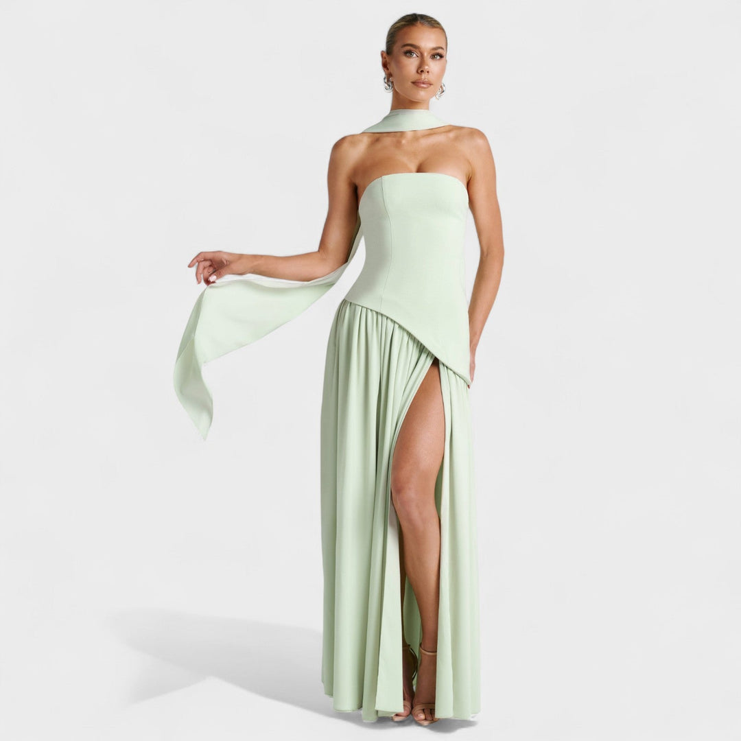 Olivia Sydney - Mint Asymmetrical Cut Dress