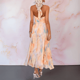 Maya - Elegantna Proljetna Halter Haljina