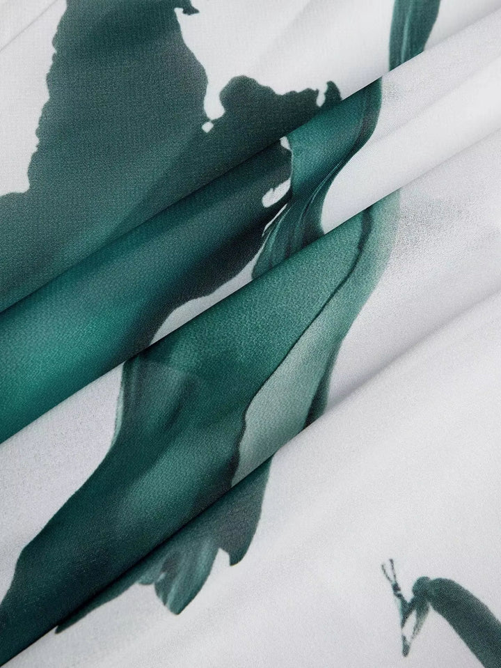 Olivia Sydney - Long Watercolor Print Dress