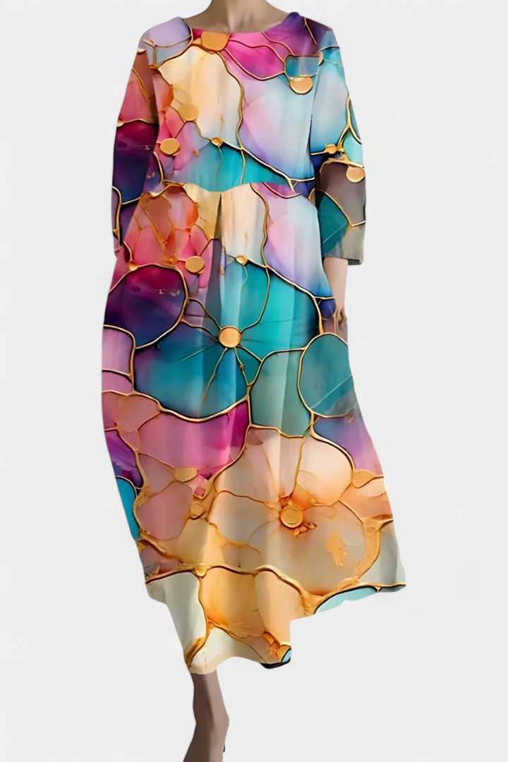 Olivia Sydney - Printed Flowing Dress