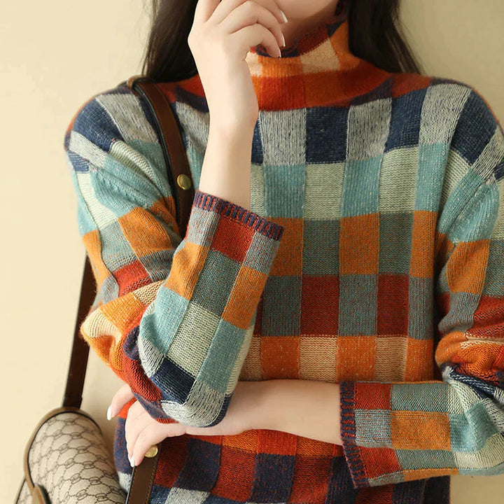 Olivia Sydney - Patchwork High Neck