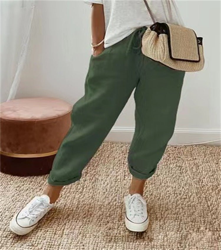 Olivia Sydney - Casual Style Pants with Modern Print