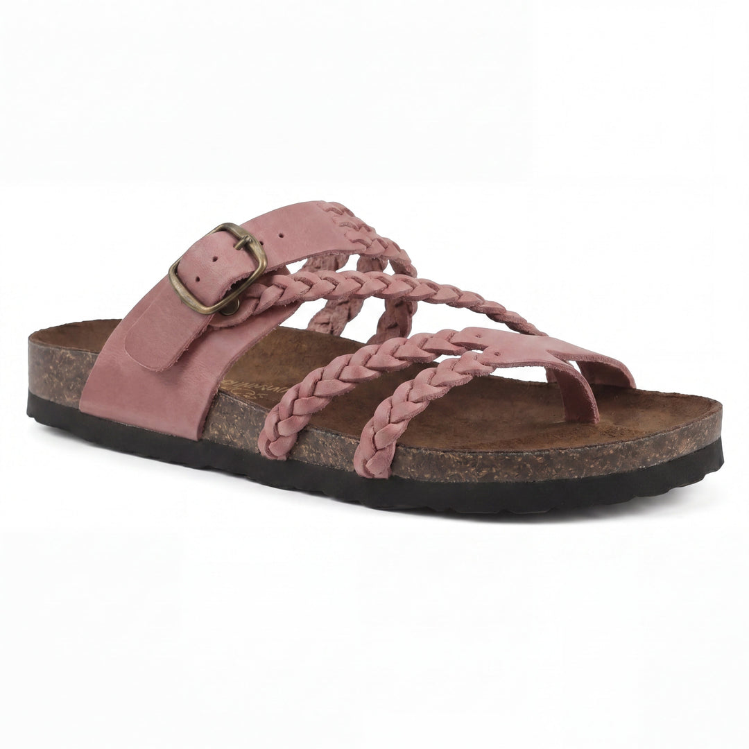 Olivia Sydney - Braided Strap Orthopedic Sandal