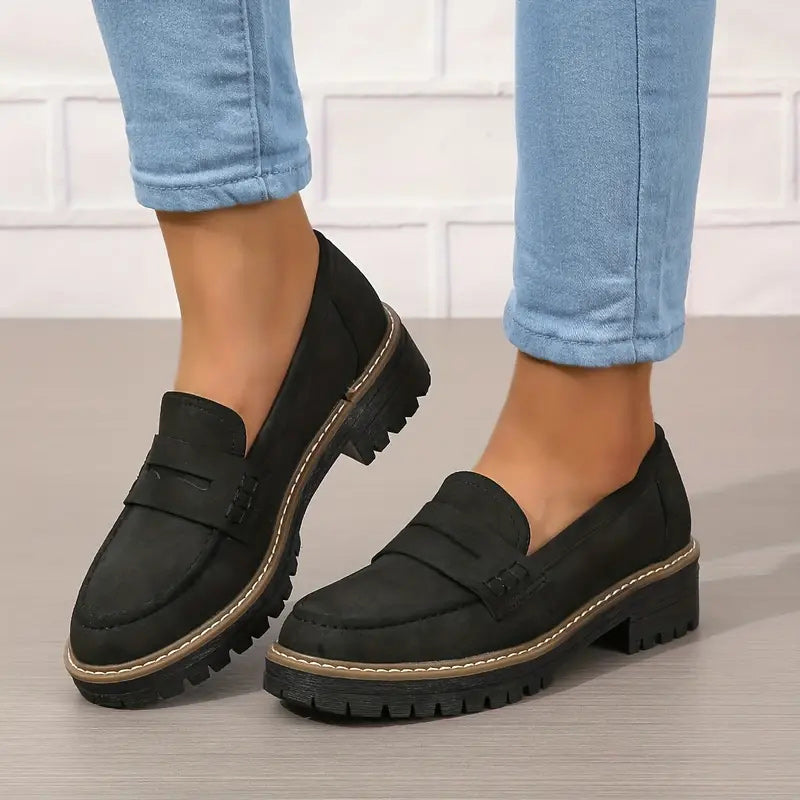 Olivia Sydney - Timeless Suede Loafers