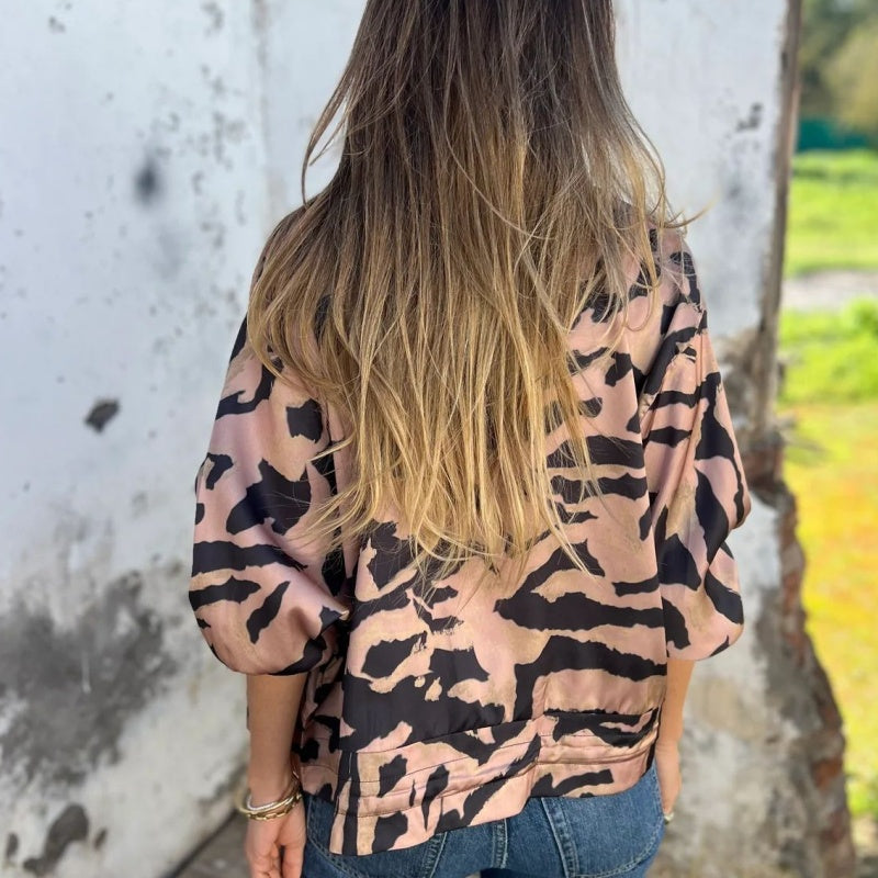 Olivia Sydney - Spring Jacket with Zebra Zipper
