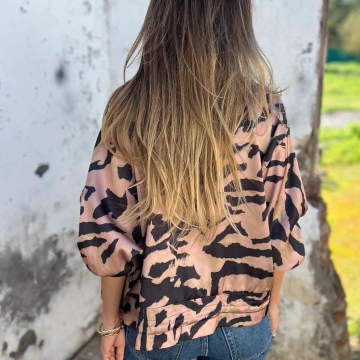 Olivia Sydney - Spring Jacket with Zebra Zipper