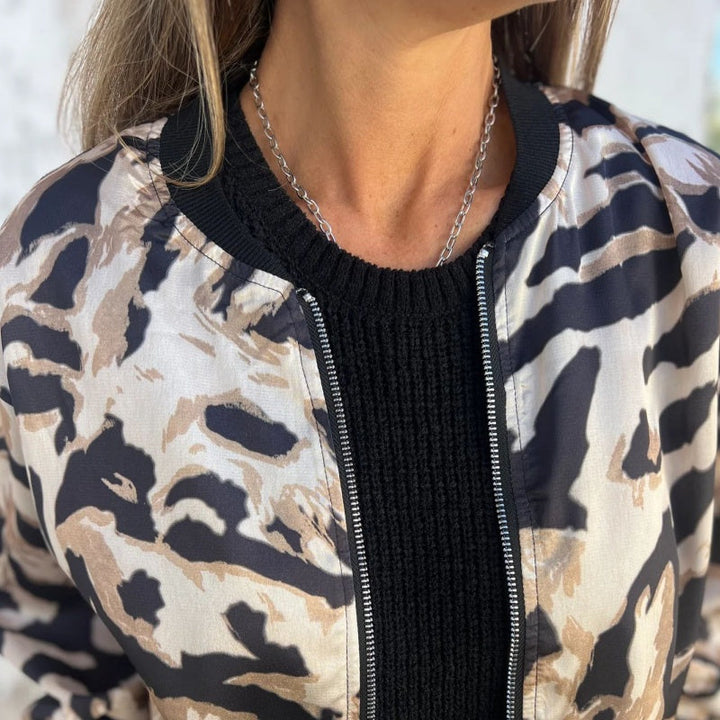 Olivia Sydney - Spring Jacket with Zebra Zipper