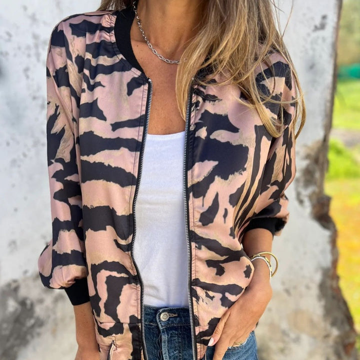 Olivia Sydney - Spring Jacket with Zebra Zipper
