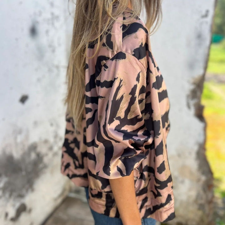 Olivia Sydney - Spring Jacket with Zebra Zipper