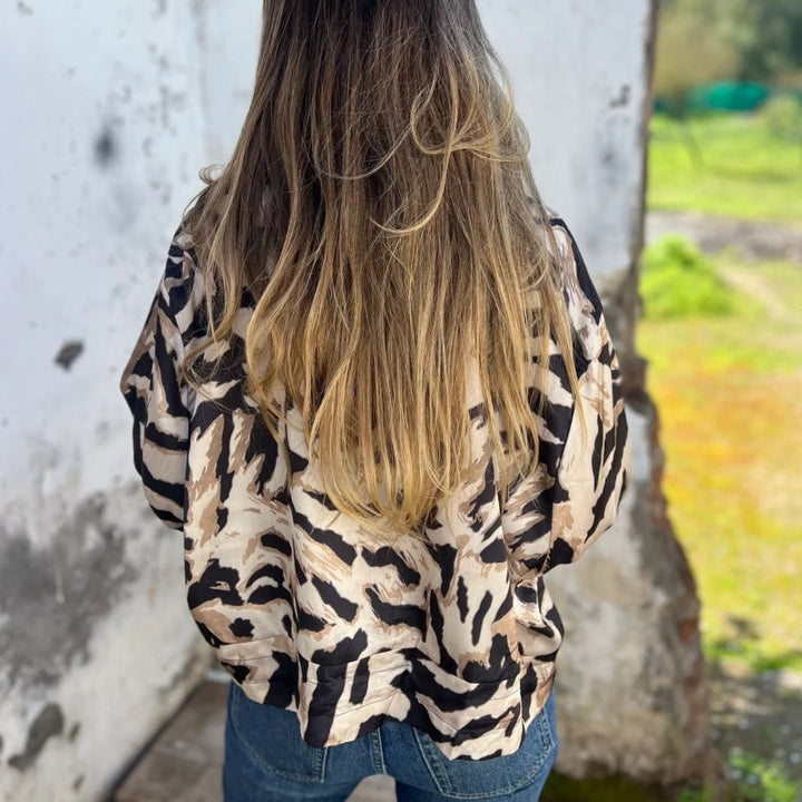 Olivia Sydney - Spring Jacket with Zebra Zipper