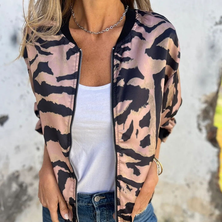 Olivia Sydney - Spring Jacket with Zebra Zipper