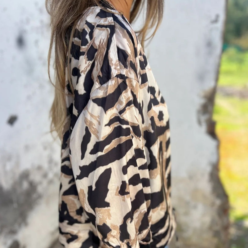 Olivia Sydney - Spring Jacket with Zebra Zipper