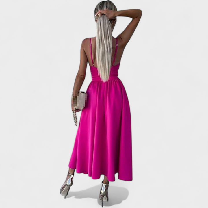 Olivia Sydney - Midi Dress with Slit