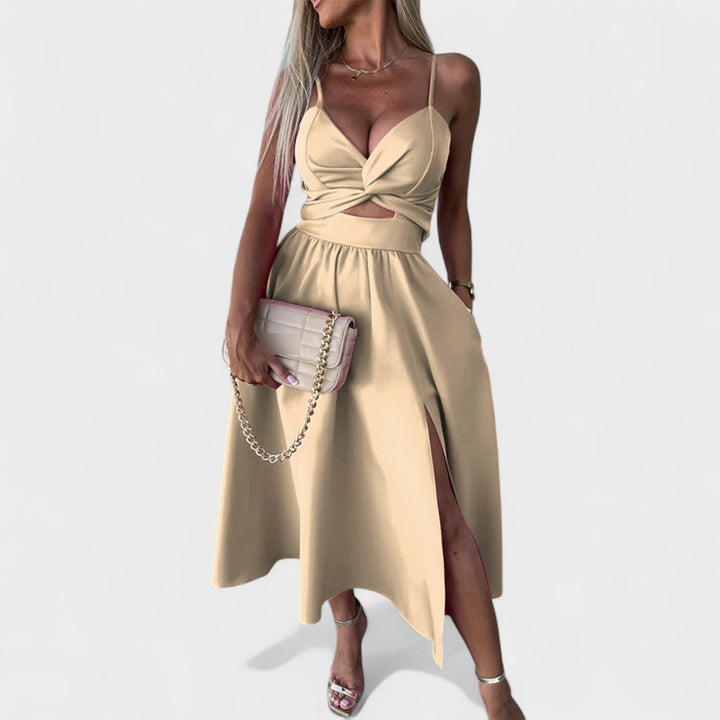 Olivia Sydney - Midi Dress with Slit