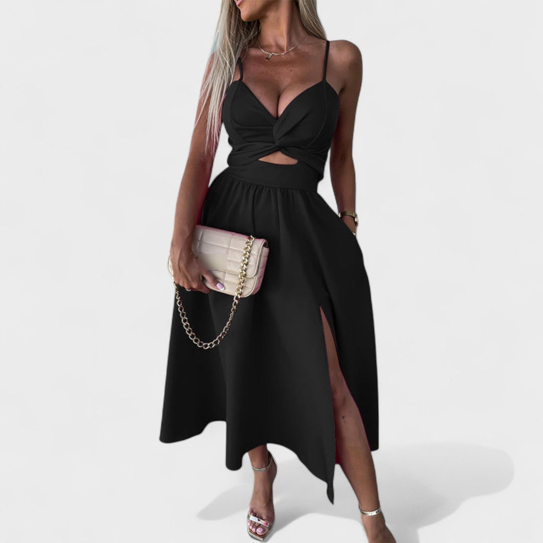 Olivia Sydney - Midi Dress with Slit
