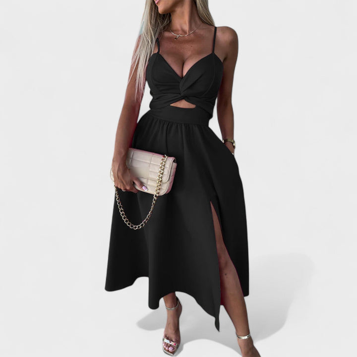 Olivia Sydney - Midi Dress with Slit