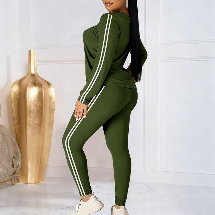 Olivia Sydney - Women's 2-Piece Tracksuit Set with Long Sleeves