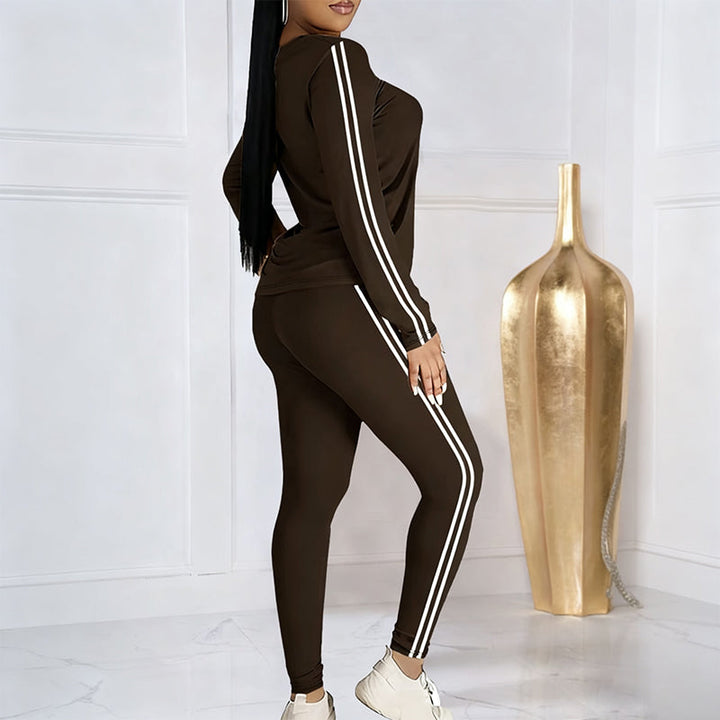 Olivia Sydney - Women's 2-Piece Tracksuit Set with Long Sleeves