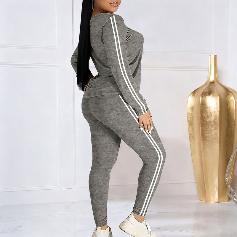 Olivia Sydney - Women's 2-Piece Tracksuit Set with Long Sleeves